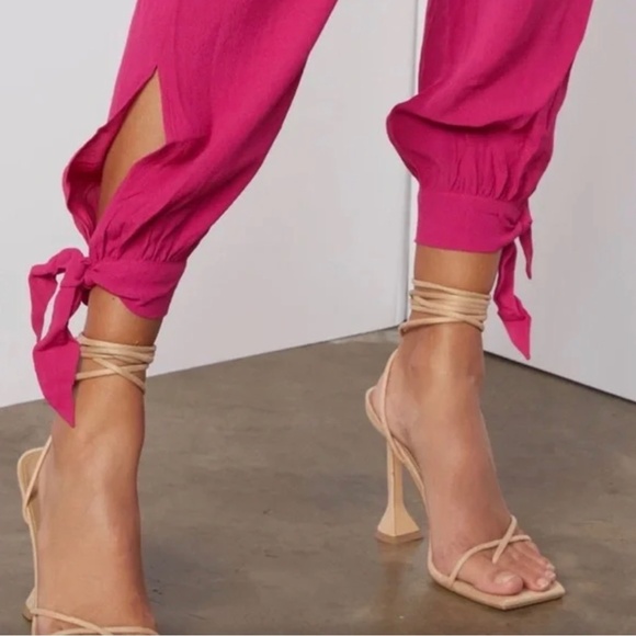 NWT Tart Karan Elegant Pink Jumpsuit Sz Small - Picture 4 of 6